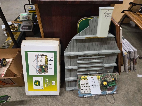 (3) John Deere Calendars w/ JD collector plates