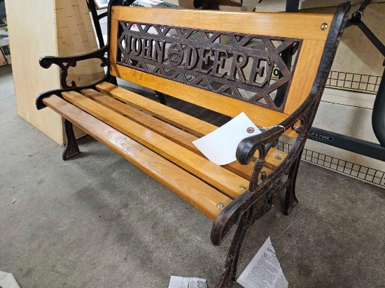 Small John Deere Park Bench