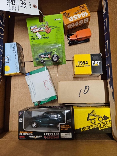 Assorted models and toys