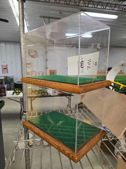 (2) Plexiglass Showcases