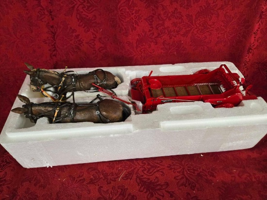 Mccormick Deering Spreader With Mules