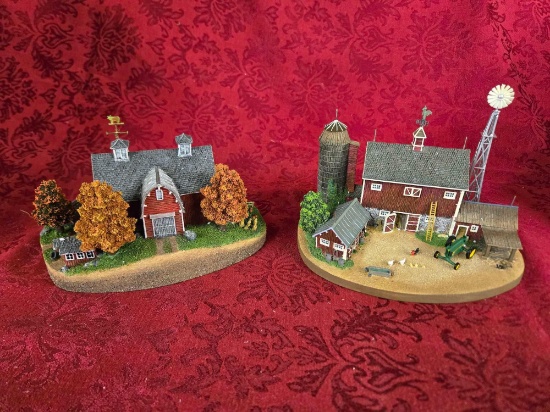 Danbury Mint John Deere Farms bit x 2