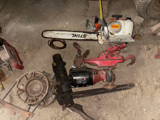 Stihl Chain Saw - Winch - Burner