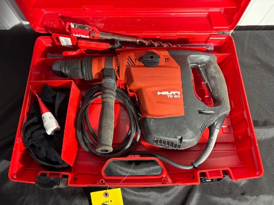 Hilti TE-60 Hammer Drill w/ Bits & Accessories