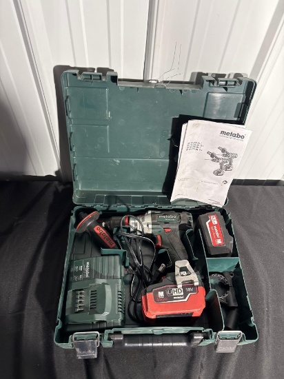 Metabo SB-18 LTX BL-1 18V Cordless Drill Set