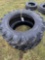 Pair of 13.6-28 8 ply Petlas tractor tires