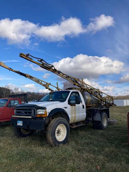 1999 Ford F-450 AG chem spray tank diesel