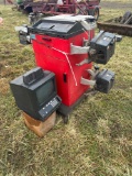 Hunter wheel alignment machine