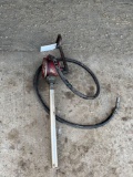 Hand crank fuel pump