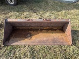 6 ft skid steer bucket