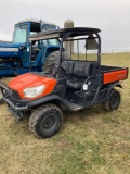 Kubota RTV X900 diesel power dump bed, 4X4 3838 hrs