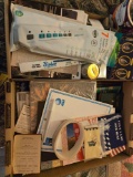 Paper items, maps, power strip, sohio bank