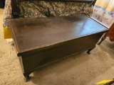 Caswell-Rynyan Co. Cedar chest with blankets