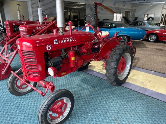 1951 Farmall Super A with IH pull type 6ft sickle bar mower