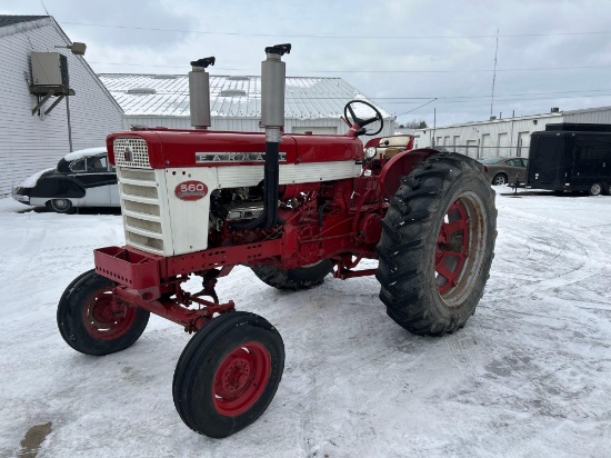 Farmall 560 with Chevy 350 V-8 small block motor