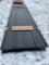36in x 12ft 29 gauge black steel roofing/siding, 50 pieces, bid times 600 linear feet