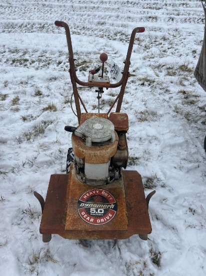 Dynamark 5hp tiller, runs