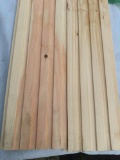 1x 6in x 12ft knotty pine t&g square fluted siding, 296 pieces, bid times 3552