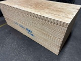 19/32in x 4ft x 8ft pine T1-11 8in O.C plywood siding, shop grade, bid times 58 pieces