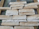 Cobble Brook beige face stone/stone veneer, indoor or outdoor, bid times 518 sq ft