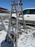 Little Giant 16926-803 26ft leveler, 300lb rated, alum artiulated extentable ladder