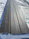 16ft brown pvc capped composite decking, 48 pieces, bid times 768 linear feet