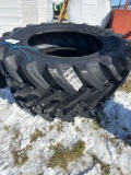 pair new unused Firestone 13.6x28 radial tractor tires, bid times 2