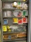 Contents of Metal Cabinet - Hardware, Electrical, Lights, & more