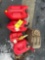 4 gas cans with Jerry can