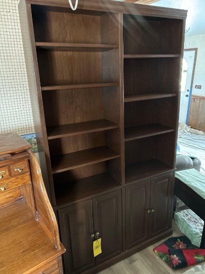 Solid Wood Office Bookshelf