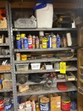contents of shelves, loads of misc parts and supplies