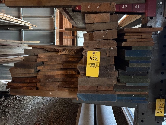 Various mixed lot of lumber and rough sawn lumber