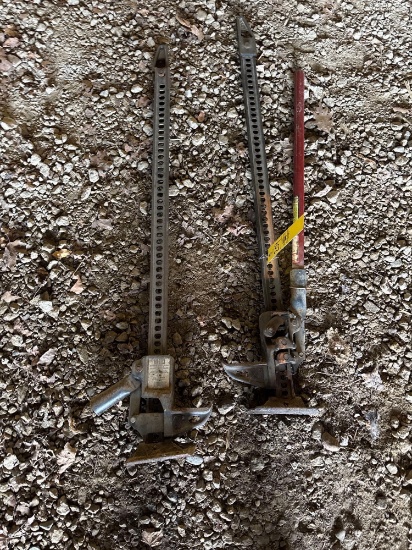 (2) Hi Lift Jacks, one is missing the handle