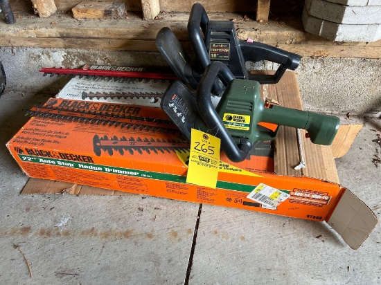 (2) Black and Decker Electric Trimmers
