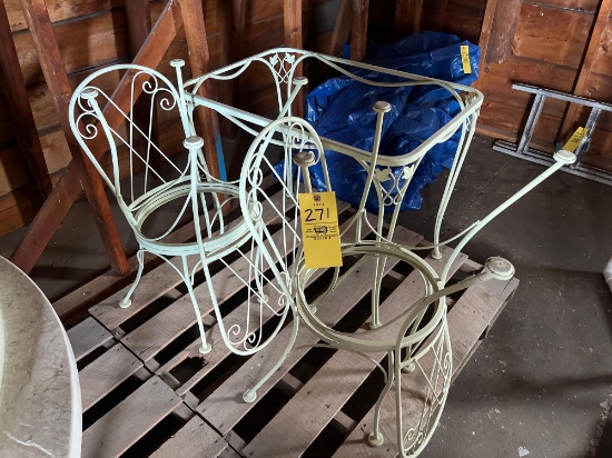Metal Patio Furniture Set