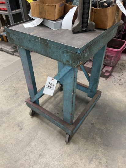 Rolling Wood Framed Stand