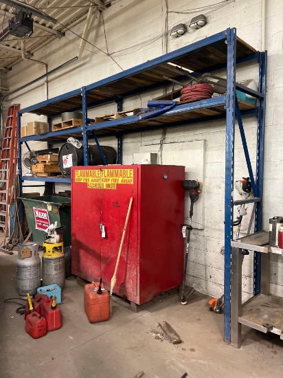 Three Sections Pallet Shelving, Contents Not Included
