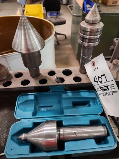 Three Live Centers and Countersinks
