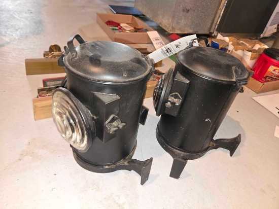 Pair of Steam locomotive classification lights | Art, Antiques ...