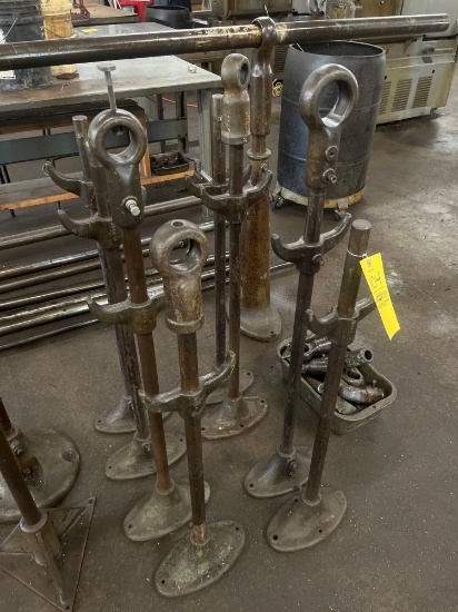 (8) Industrial Bar Stock Stands