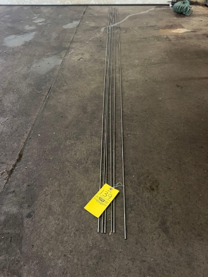 (6) 12 Ft Long Metal Rods
