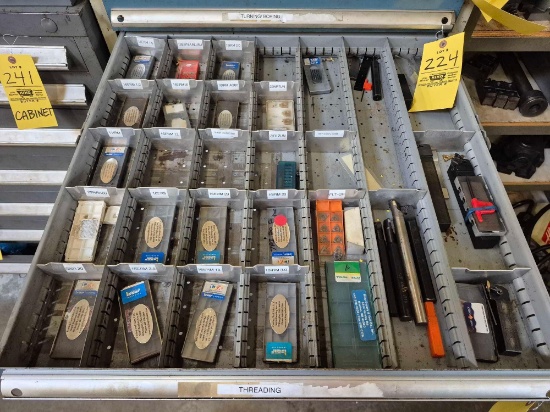 Drawer Contents - CNC Machine Threading Blades/Components