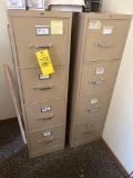 (2) Metal Filing Cabinets