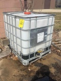 Caged Poly Tank With Cracks Shown in Pictures