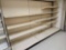 Store shelving, 11ft, single sided