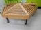 3 produce displays on casters
