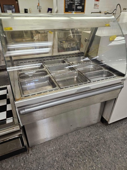 Fri-jado hot food case, 42in