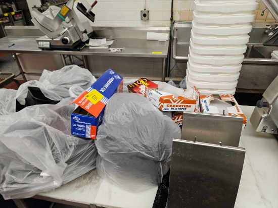 Food bins, order holders