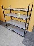 Black wire shelf