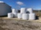 (9) 4x4 wet wrapped 3rd cut bales